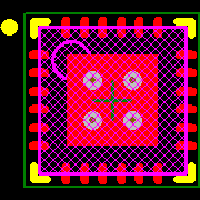 SI5334C-B00126-GM Footprint - Silicon Lab