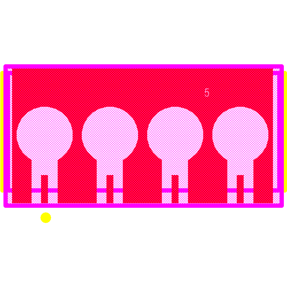 23C11E-40ML5 Footprint - Rosenberger