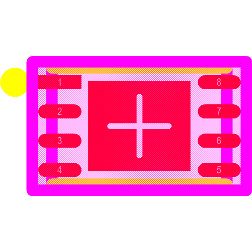 MCP73831-2ACI/MC Footprint - Microchip