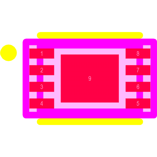 MCP73831-2ACI/MC Footprint - Microchip