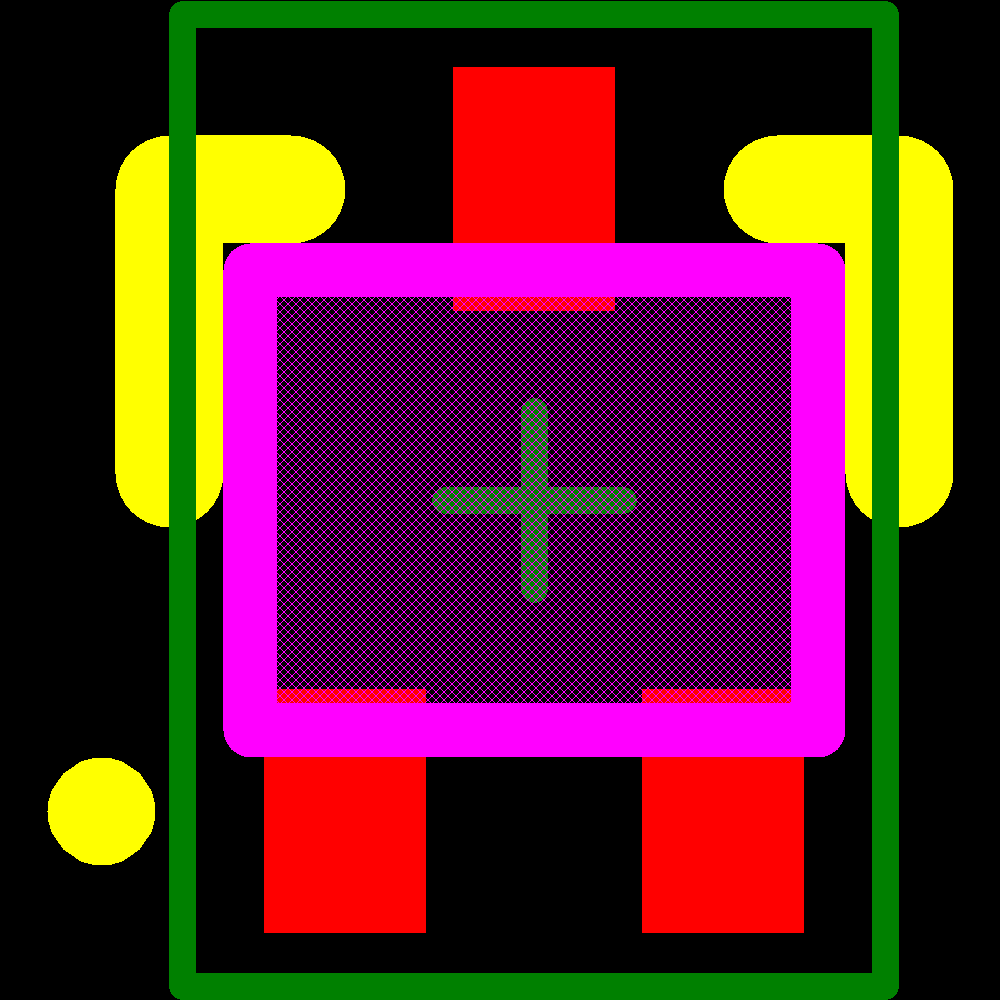 TPD2E009DRTR Footprint - Texas Instruments