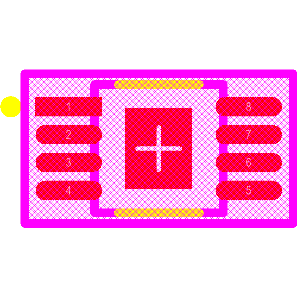 TPS7A6633QDGNRQ1 Footprint - Texas Instruments