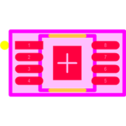 TPS7A6633QDGNRQ1 Footprint - Texas Instruments