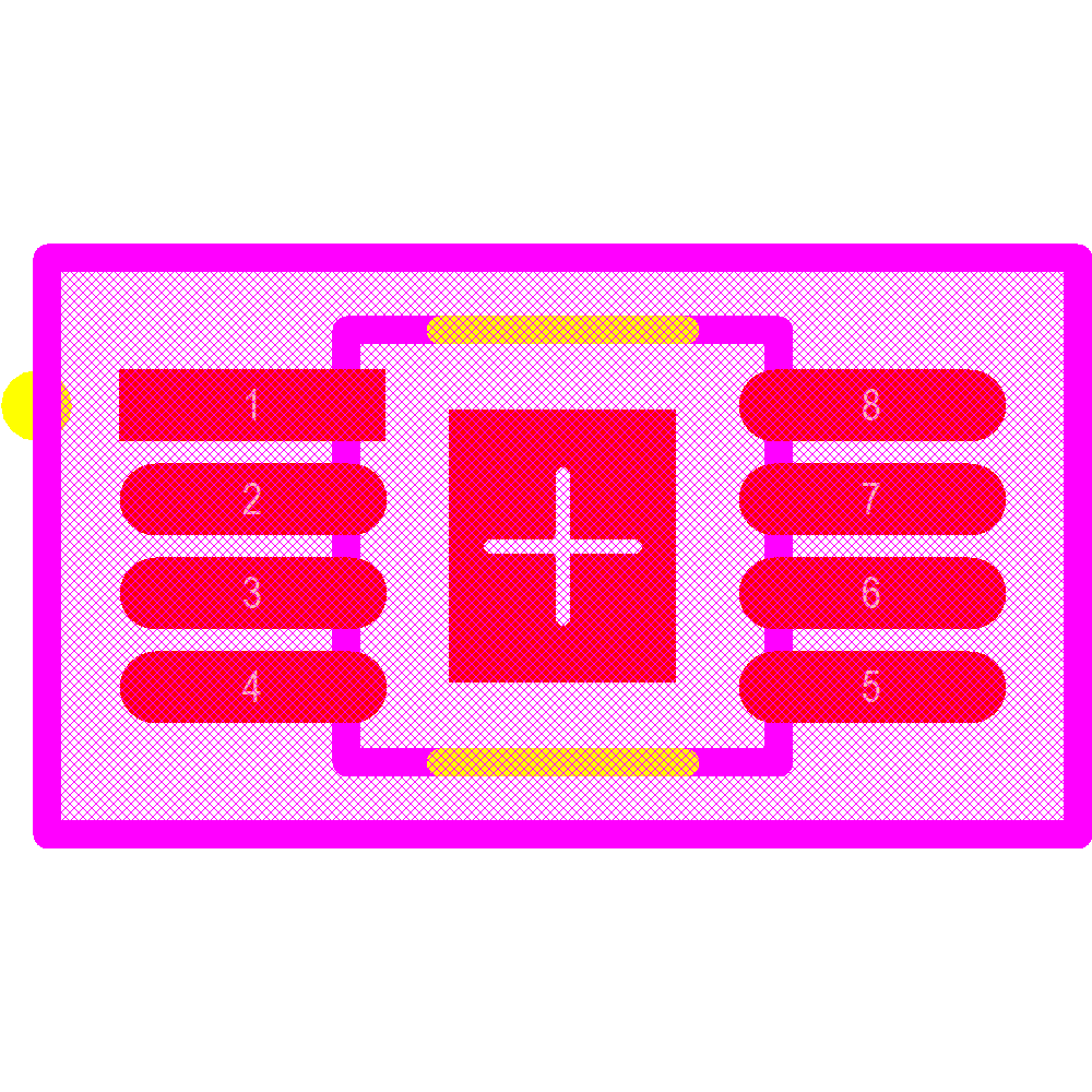 TPS7A6633QDGNRQ1 Footprint - Texas Instruments