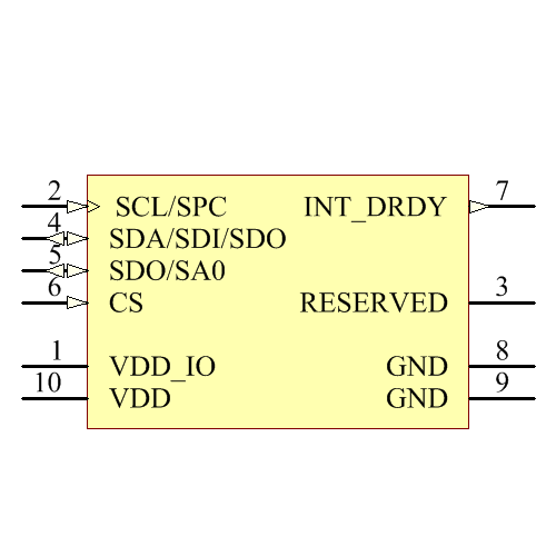 LPS25HBTR Symbol - STMicroelectronics