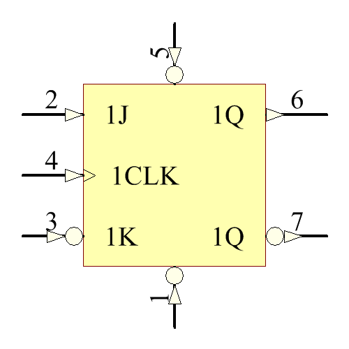 SN54ALS109AJ Symbol - Texas Instruments