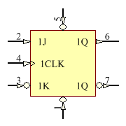 SN54ALS109AJ Symbol - Texas Instruments