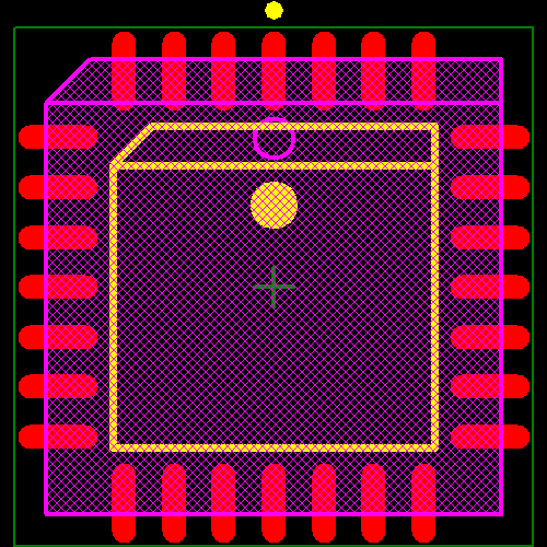 ADG407BPZ Footprint - Analog Devices