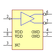TC4421VPA Symbol - Microchip