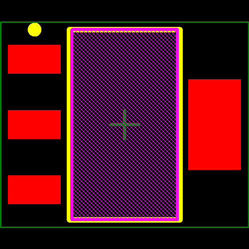 MCP1703A-5002E/DB Footprint - Microchip