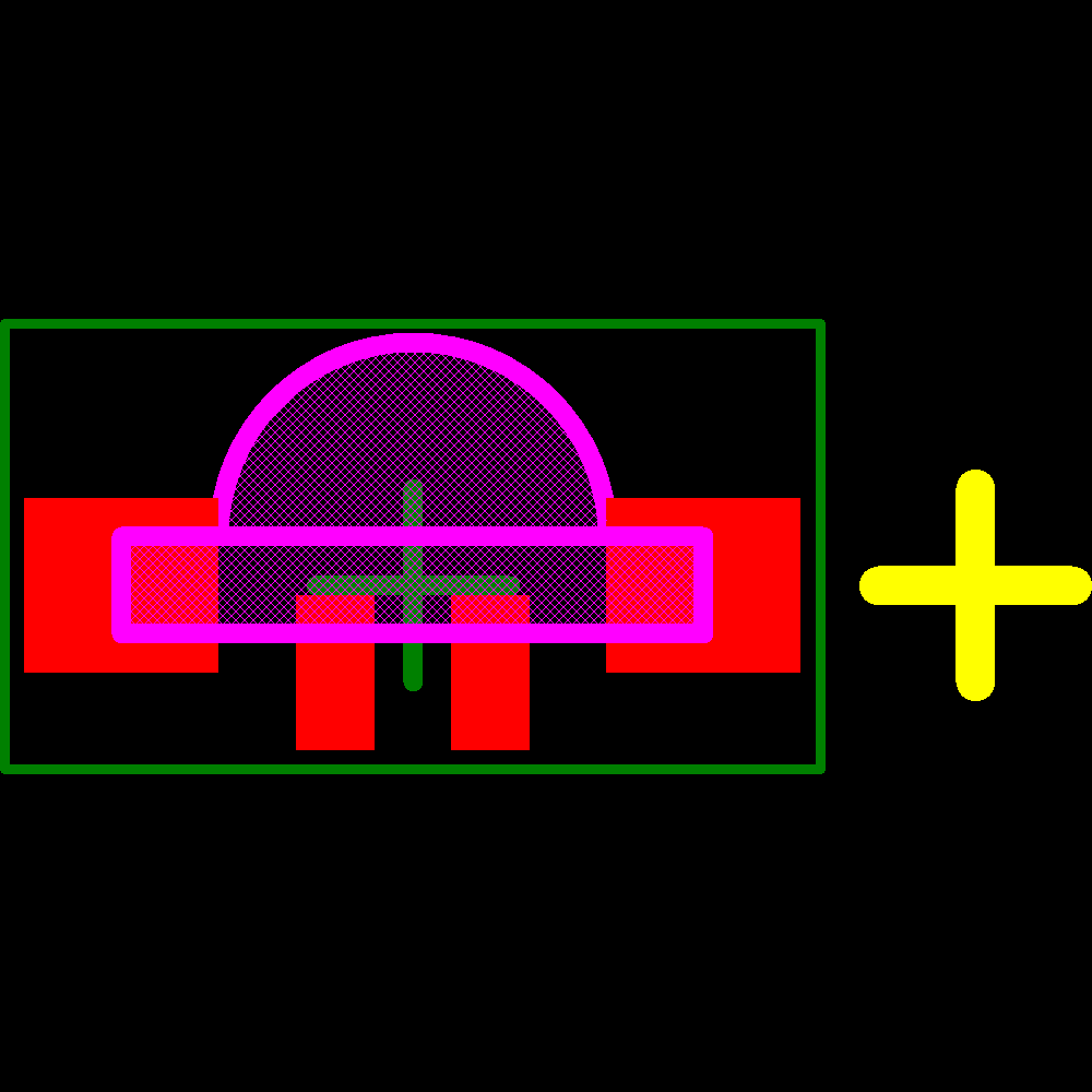 APFA3010SEEZGQBDC Footprint - Kingbright