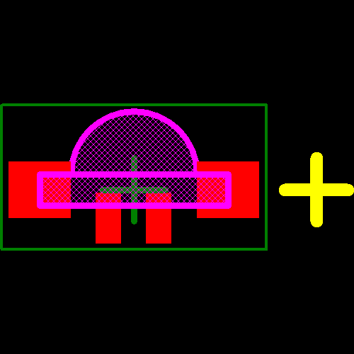 APFA3010SEEZGQBDC Footprint - Kingbright