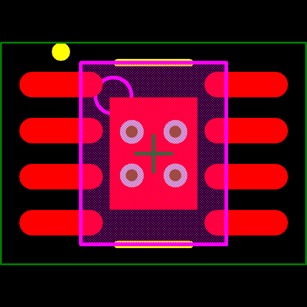 LM3402HVMR/NOPB Footprint - Texas Instruments