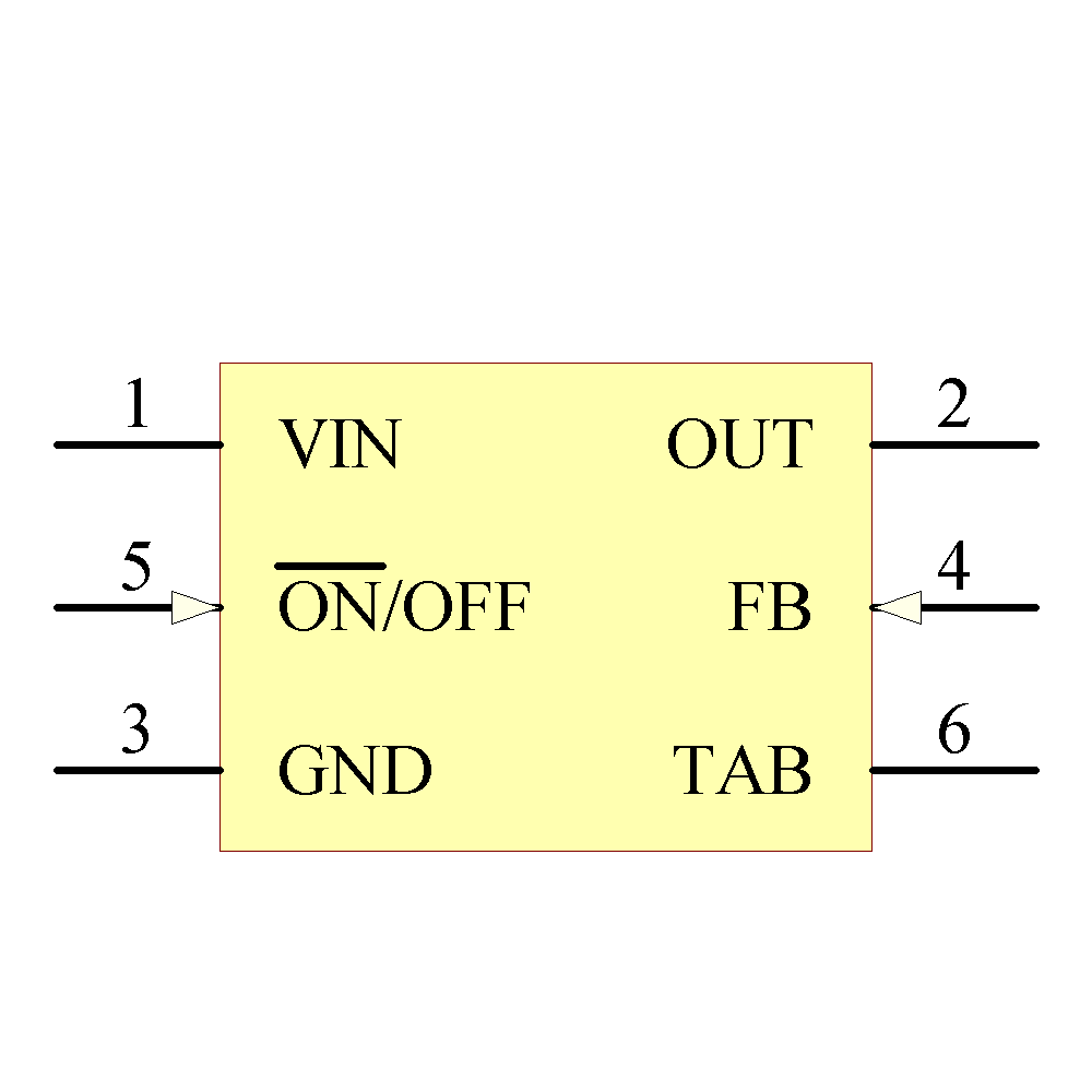 LM2576SX-ADJ Symbol - Texas Instruments