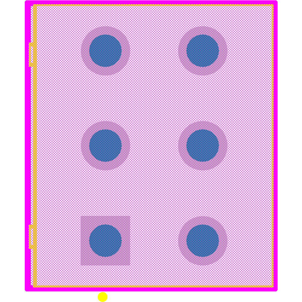 CS22BNW03 Footprint - NKK Switches