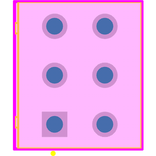 CS22BNW03 Footprint - NKK Switches