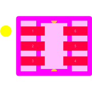 ESDA6V1-5W6 Footprint - STMicroelectronics