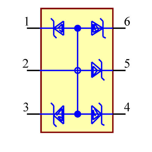 ESDA6V1-5W6 Symbol - STMicroelectronics