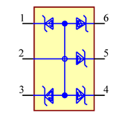 ESDA6V1-5W6 Symbol - STMicroelectronics