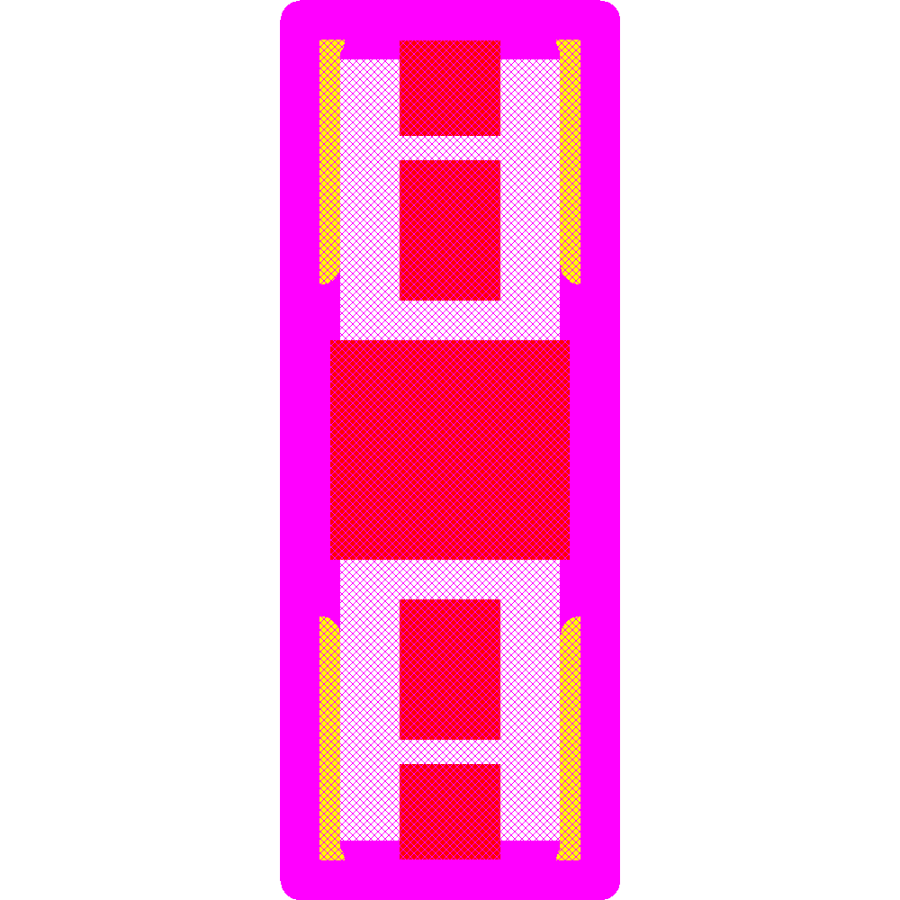 S0951-46R Footprint - Harwin