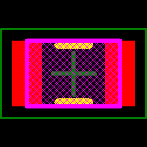 TACR105K025XTA Footprint - KYOCERA AVX