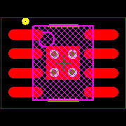 LM3414HVMRX/NOPB Footprint - Texas Instruments