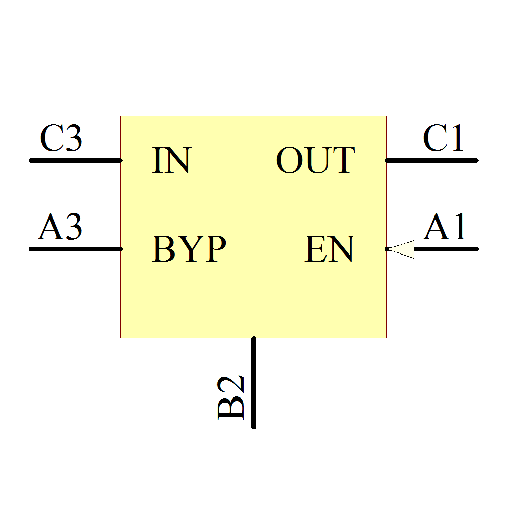 LP3985ITLX-2.5/NOPB Symbol - Texas Instruments
