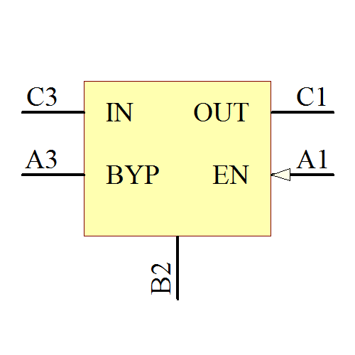 LP3985ITLX-2.5/NOPB Symbol - Texas Instruments