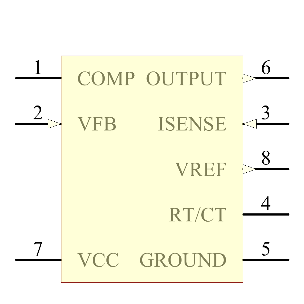 UC1844J883B Symbol - Texas Instruments