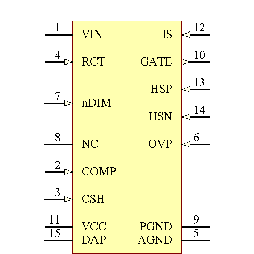 LM3429MH/NOPB Symbol - Texas Instruments