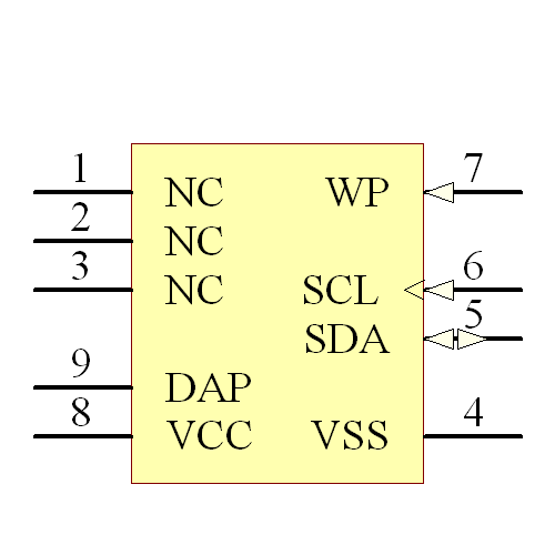 24AA04T-I/MNY Symbol - Microchip