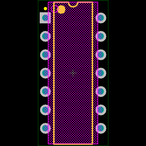 LT1365CN#PBF Footprint - Analog Devices