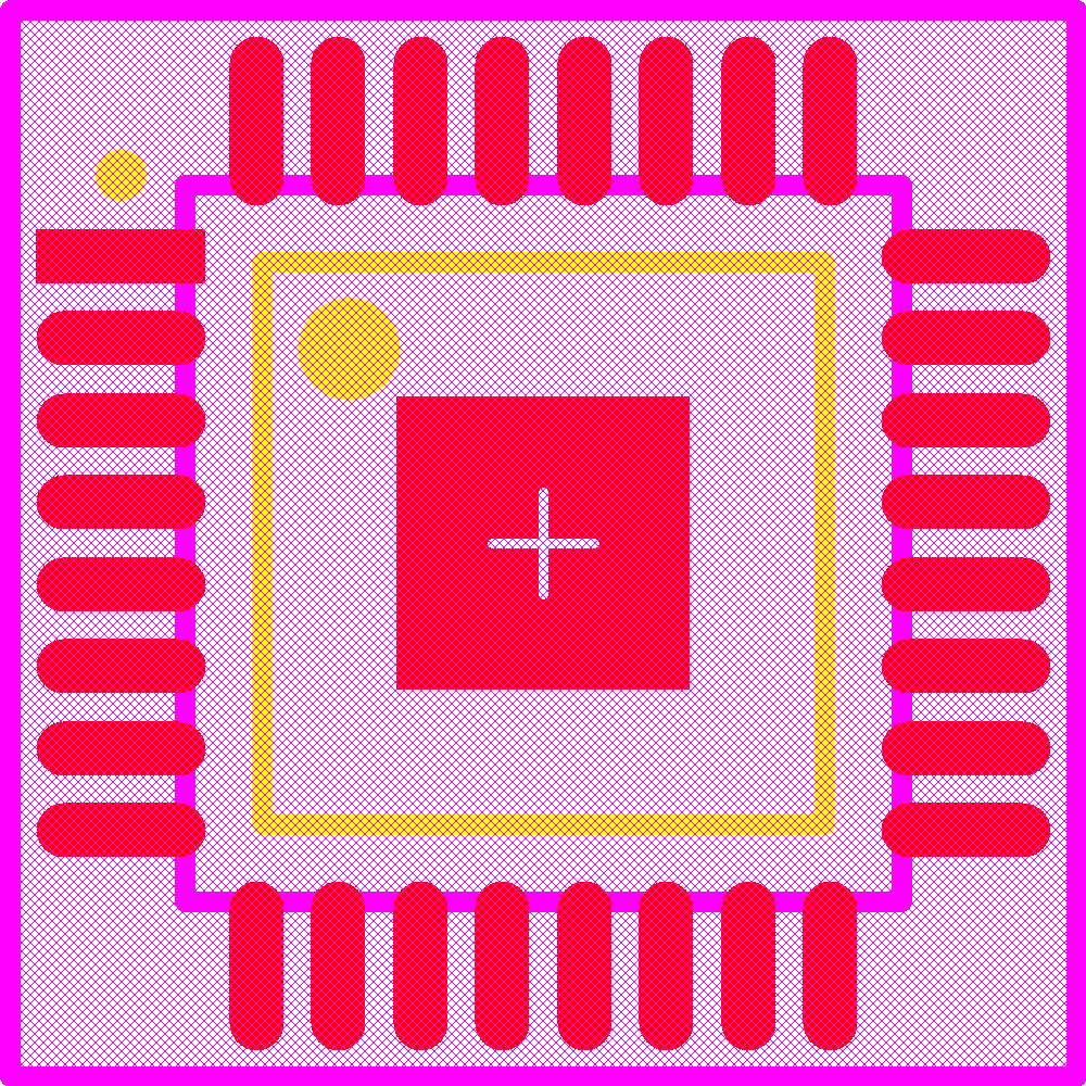 LP8860AQVFPRQ1 Footprint - Texas Instruments