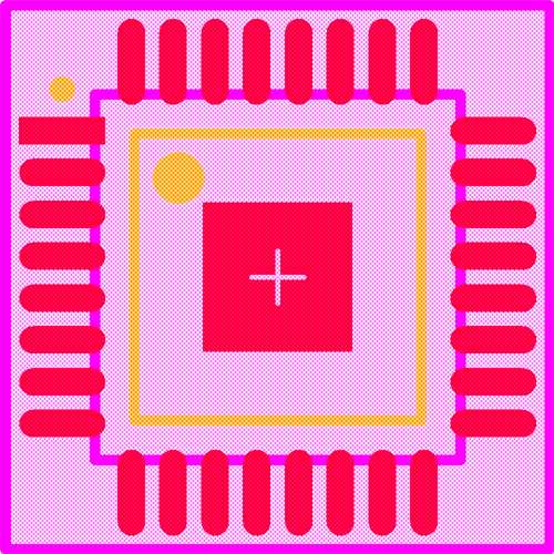 LP8860AQVFPRQ1 Footprint - Texas Instruments