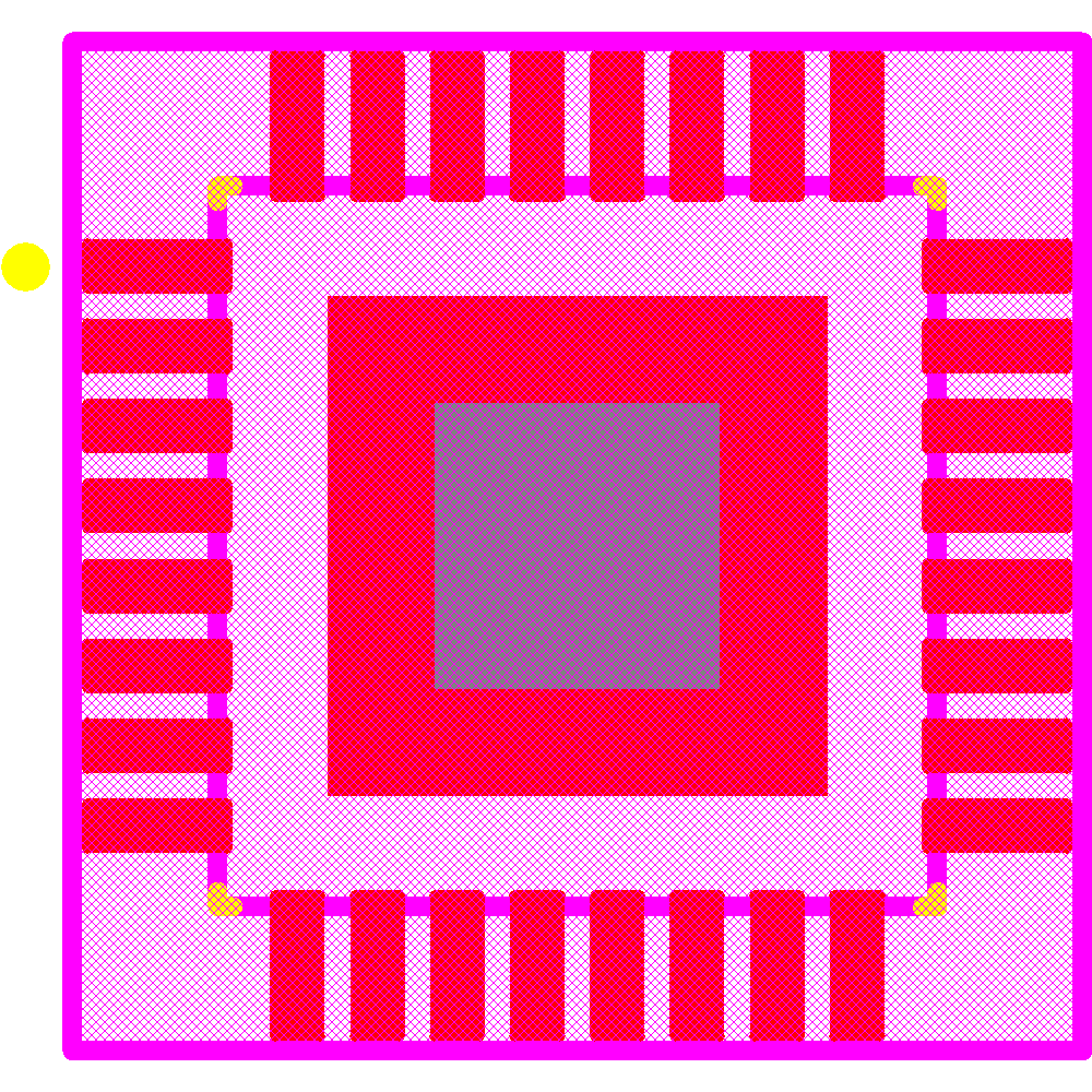 LP8860AQVFPRQ1 Footprint - Texas Instruments