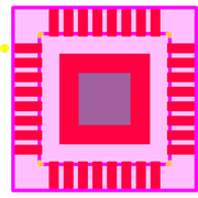 LP8860AQVFPRQ1 Footprint - Texas Instruments