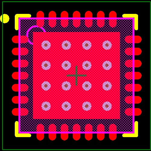 DSPIC30F2010T-20I/MM Footprint - Microchip