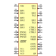 LT3492EFE#TRPBF Symbol - Analog Devices