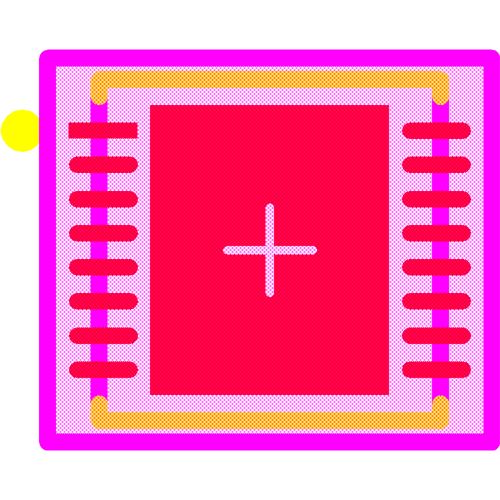 ADP8140ACPZ-1-R7 Footprint - Analog Devices