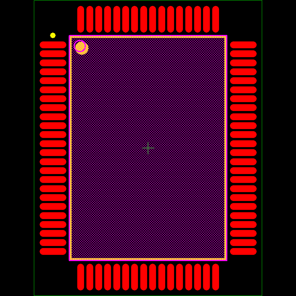 Z16F2811FI20AG Footprint - Zilog