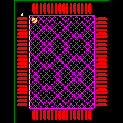 Z16F2811FI20AG Footprint - Zilog
