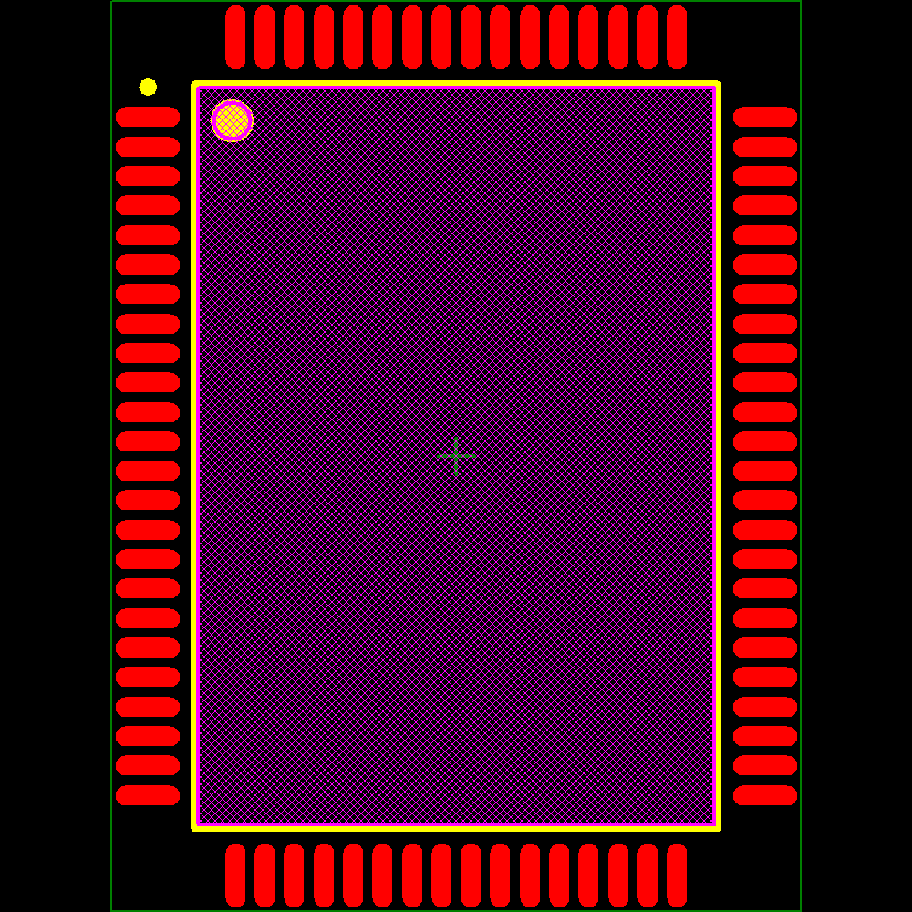 Z16F2811FI20AG Footprint - Zilog