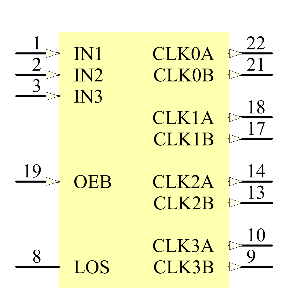 SI5330B-B00206-GMR Symbol - Silicon Lab