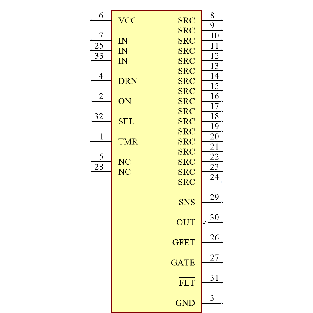 LTC4381IDKE-2#PBF Symbol - Analog Devices