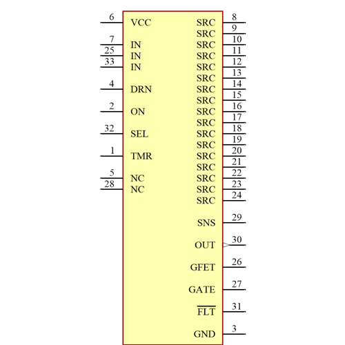 LTC4381IDKE-2#PBF Symbol - Analog Devices