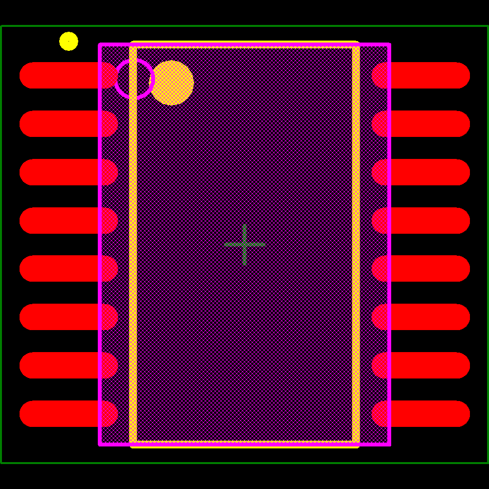 ADUM3402WARWZ Footprint - Analog Devices