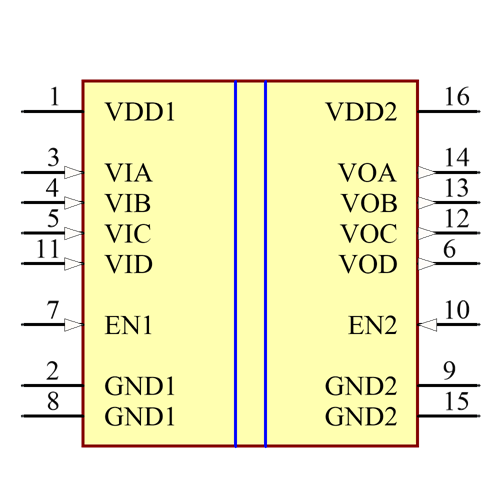 ADUM1441ARQZ-RL7 Symbol - Analog Devices