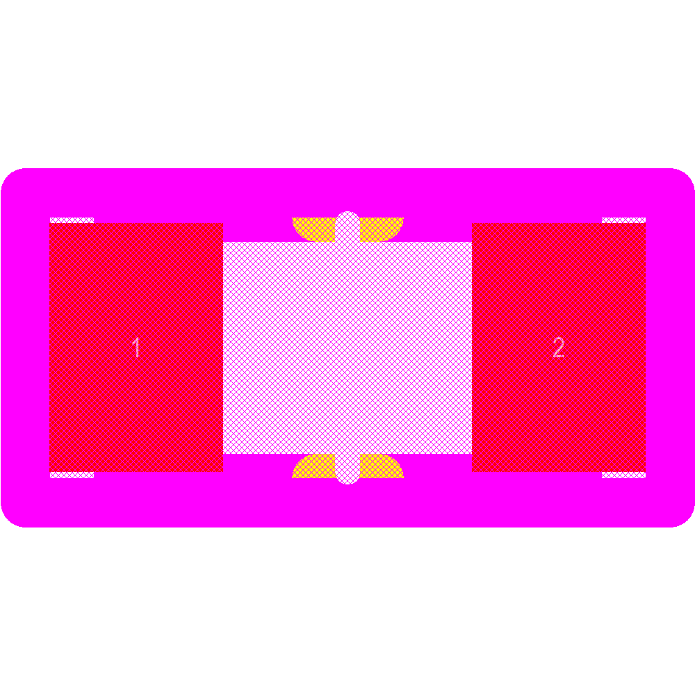 MF-FSMF050X-2 Footprint - Bourns