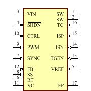 LT3517EUF#TRPBF Symbol - Analog Devices