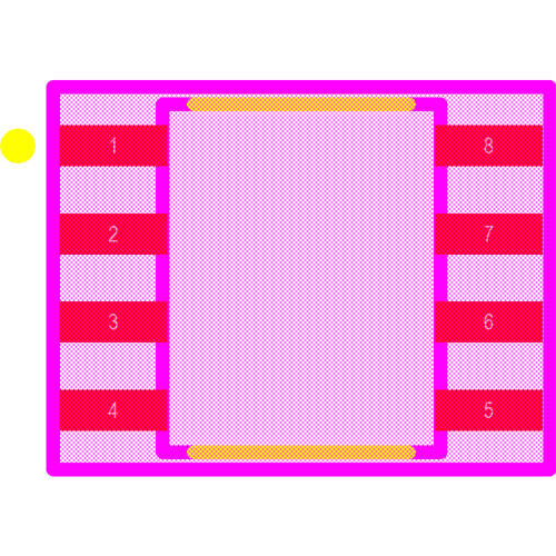 AT24C16C-SSHM-B Footprint - Microchip
